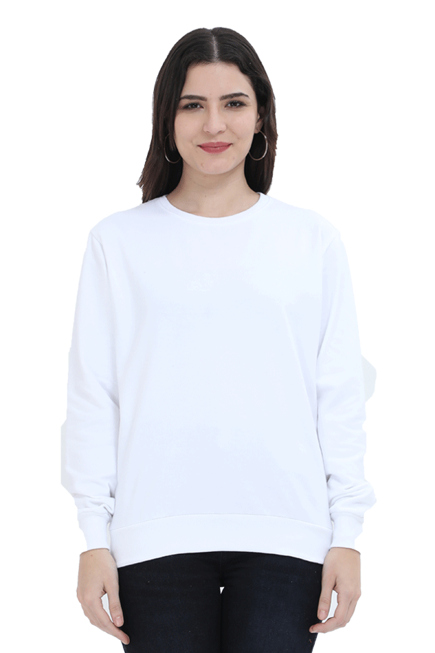 Women Sweatshirt - Plain Sweatshirt
