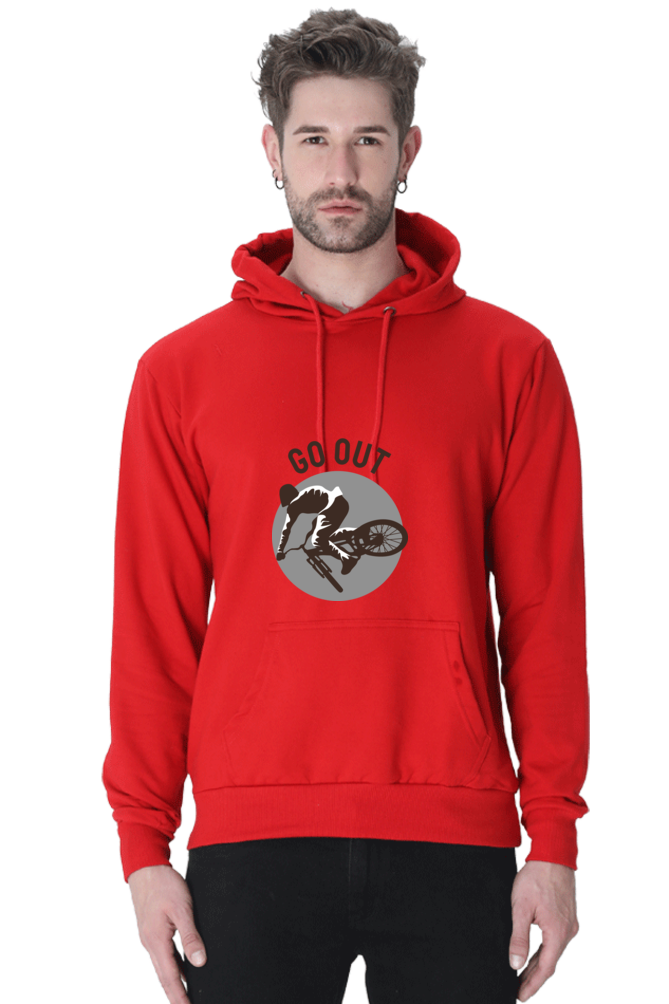 Men's  Rider Sweatshirts Hoodie - go out