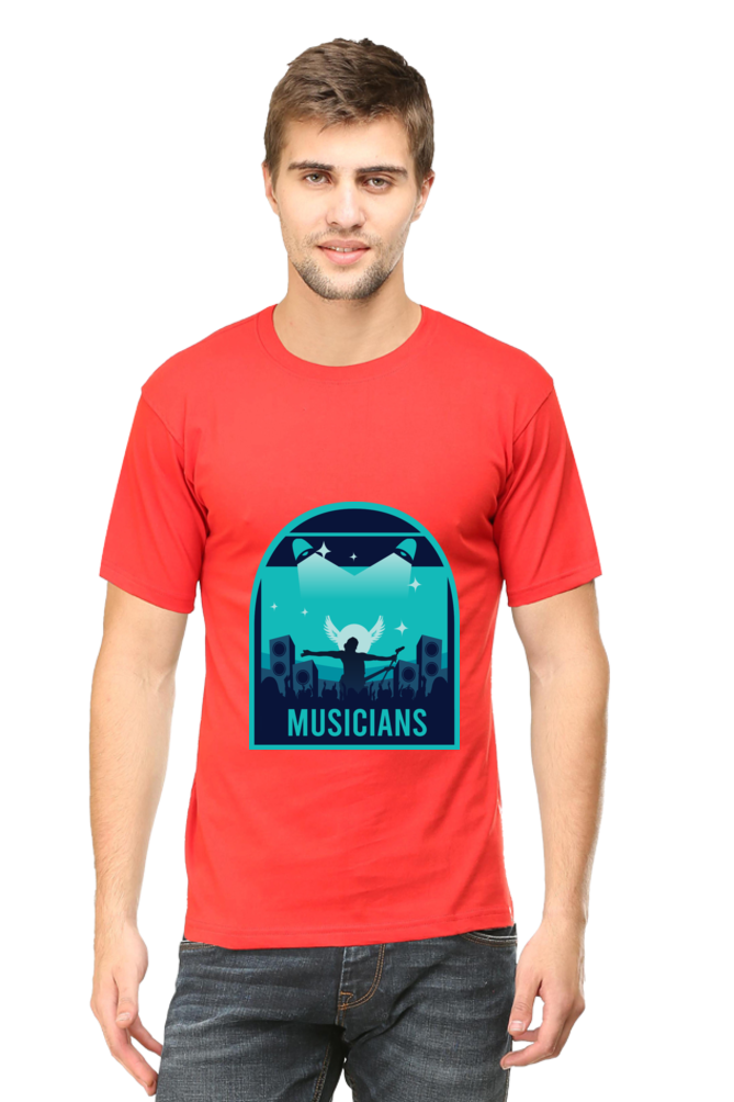 Music Unisex Cotton Round Neck T-shirt - Musicians