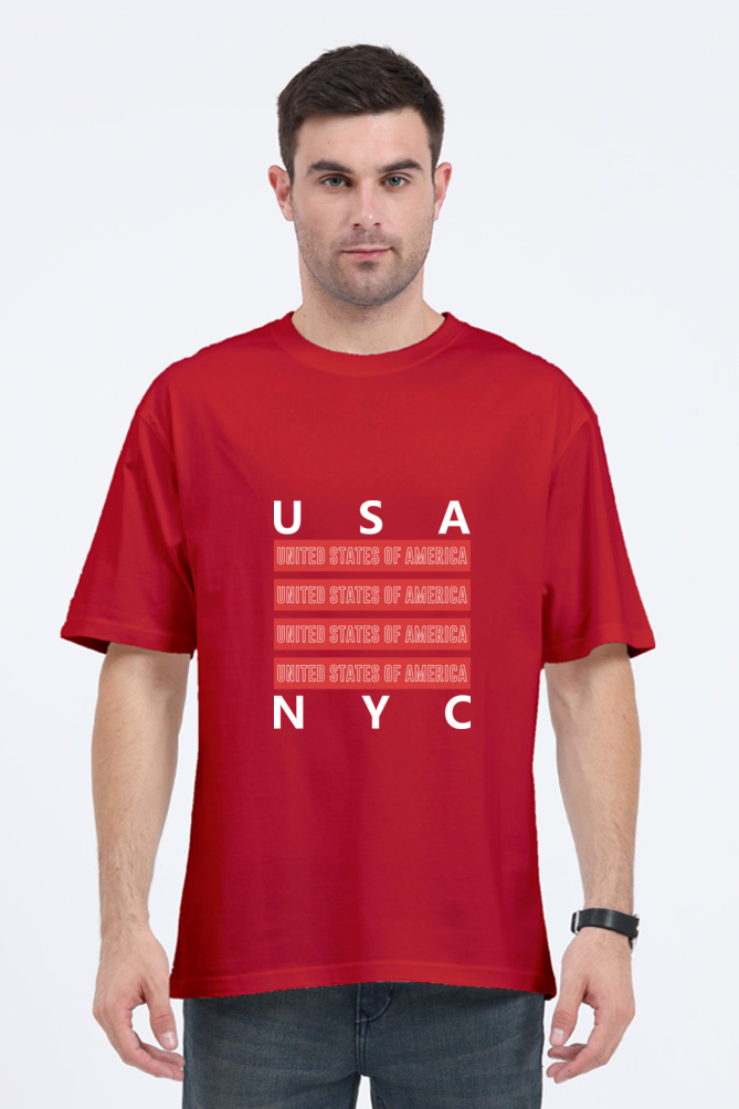 Urban Unisex Cotton Round Neck T-shirt - NYC
