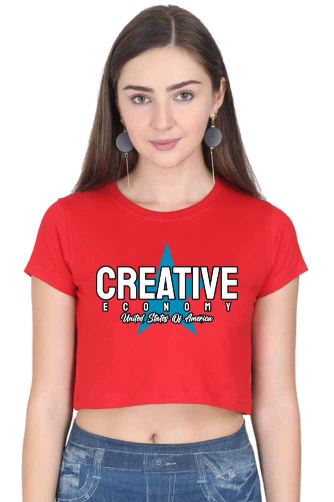 Women's Crop Top - Creative