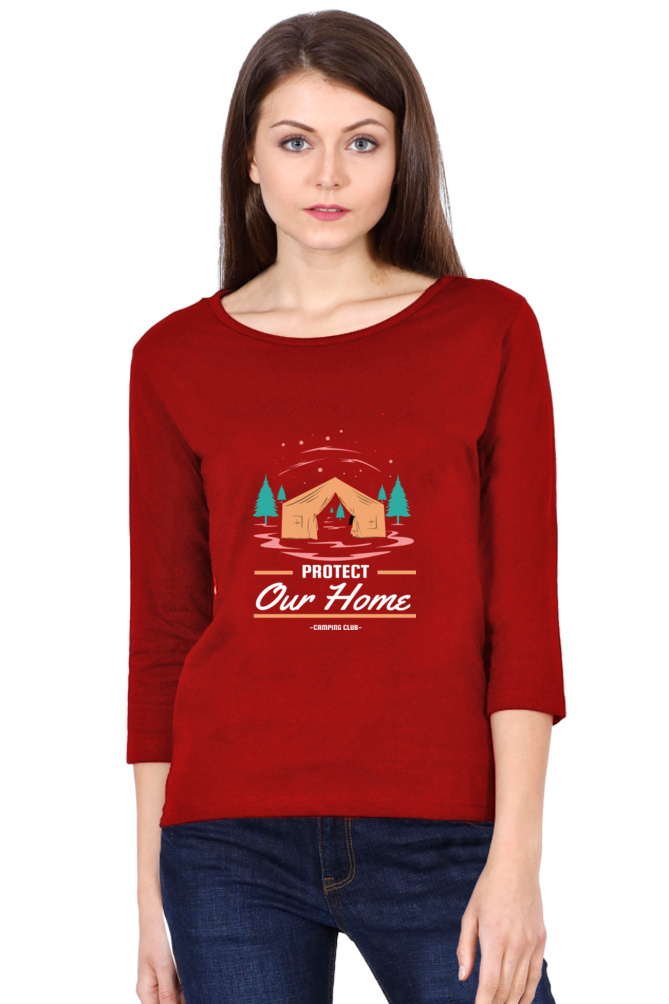 Women’s Full Sleeves Adventure T-Shirts - protect