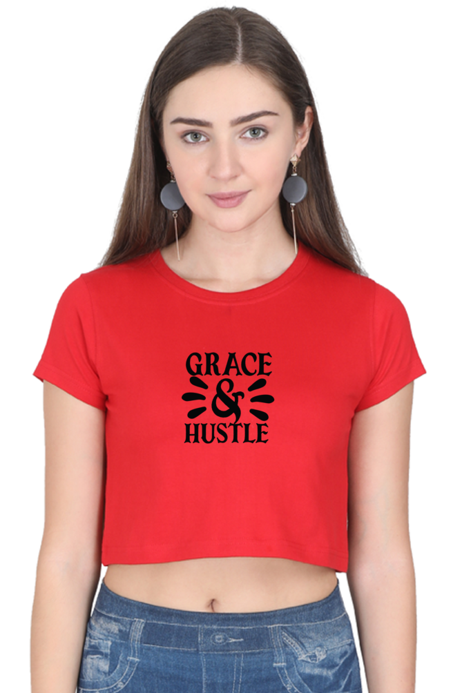 Women Motivational Crop Top - Grace