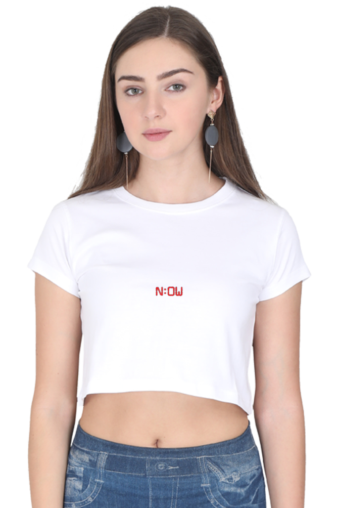 Women's Minimalistic Crop Top - Now