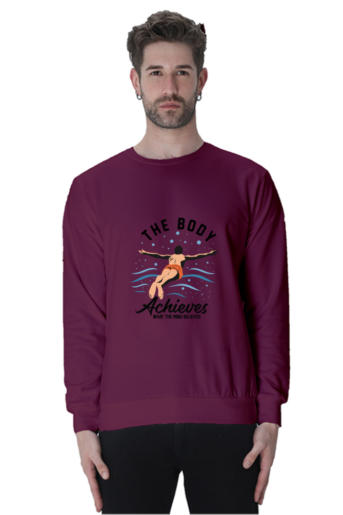 Men Swimming Sweatshirt - Achieves