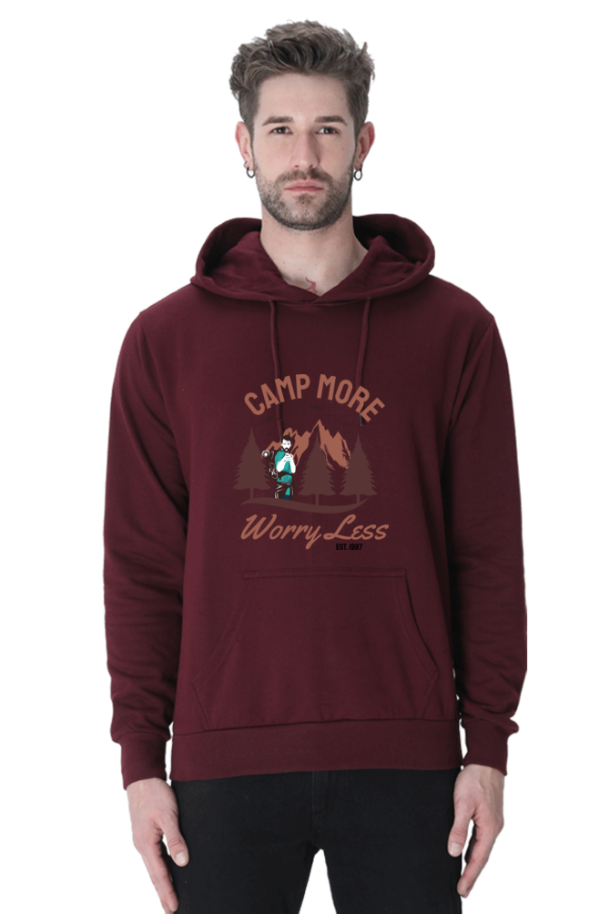 Men's  Adventure Sweatshirts Hoodie - worryless