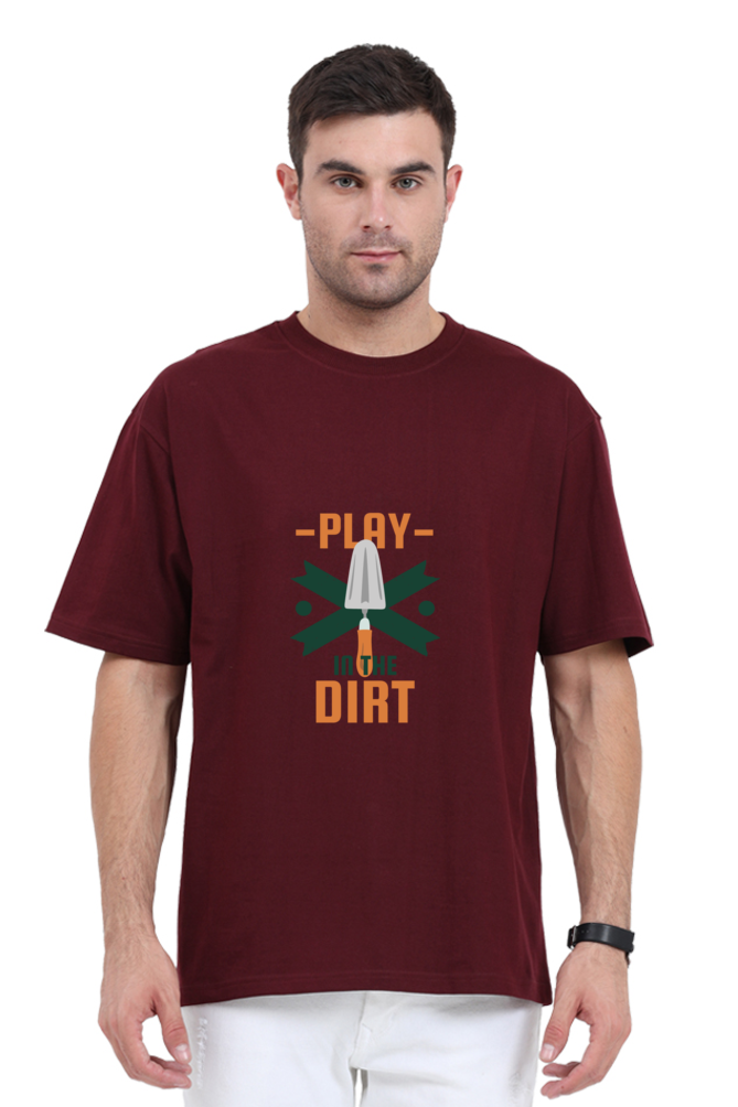 Men Gardening Oversized Classic T Shirt  -  dirt