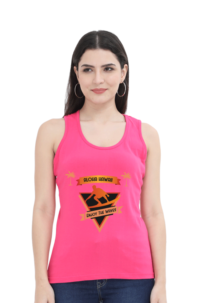 Women Summer Tank Top -  Enjoy Waves