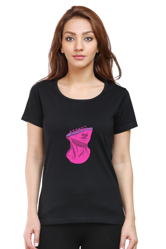 Women’s Round Neck Stones T-Shirts - Stoned Head