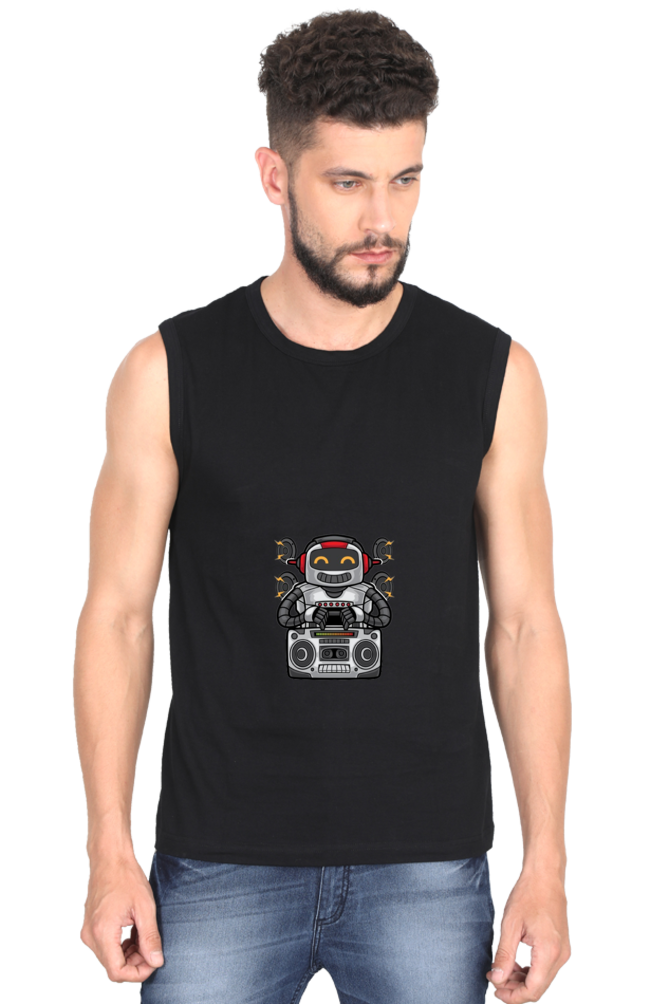 Men’s Dance Gym Vest - radio hip-hop