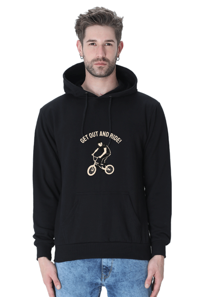 Men's  Rider Sweatshirts Hoodie - get out