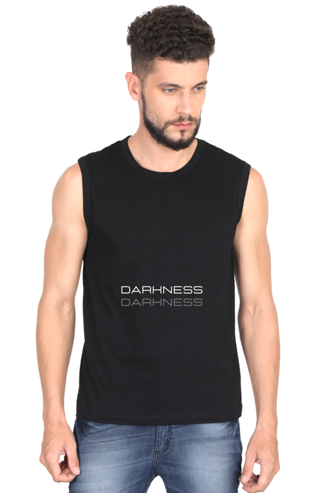 Men’s Minimalistic Gym Vest - Darkness