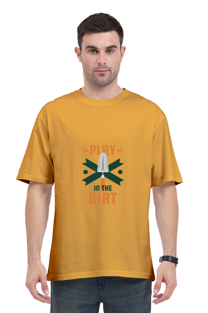 Men Gardening Oversized Classic T Shirt  -  dirt