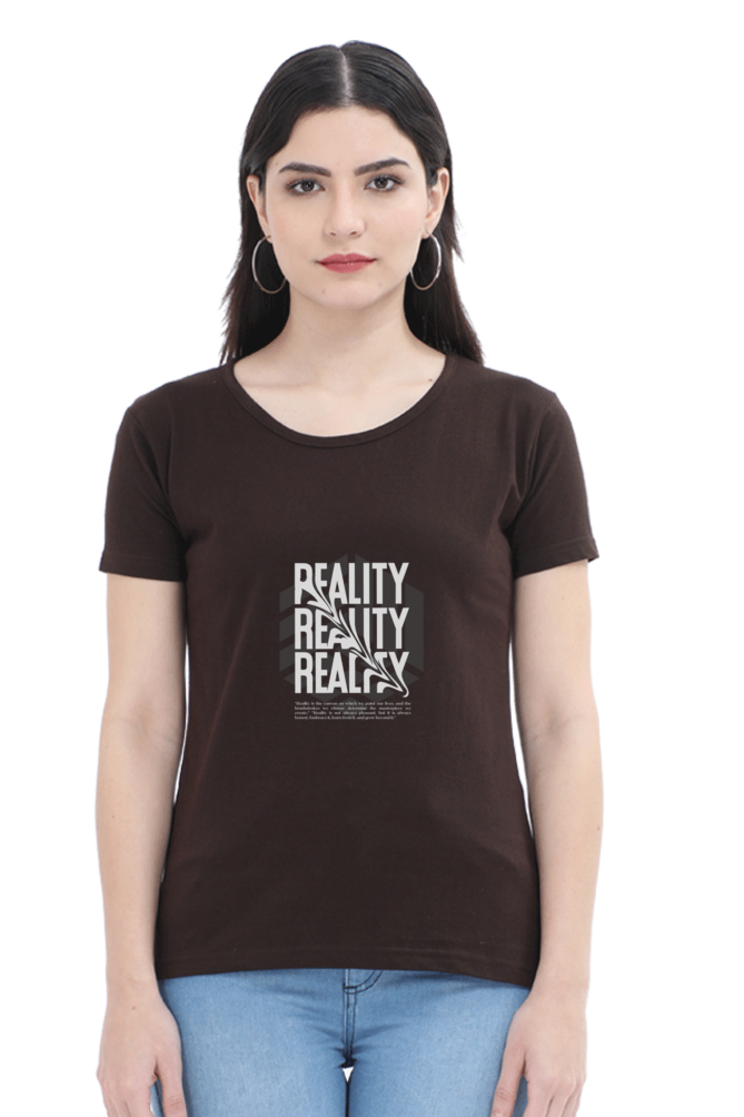 Women’s Round Neck Stones T-Shirts - Reality