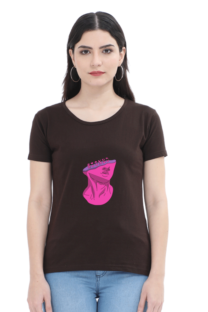 Women’s Round Neck Stones T-Shirts - Stoned Head