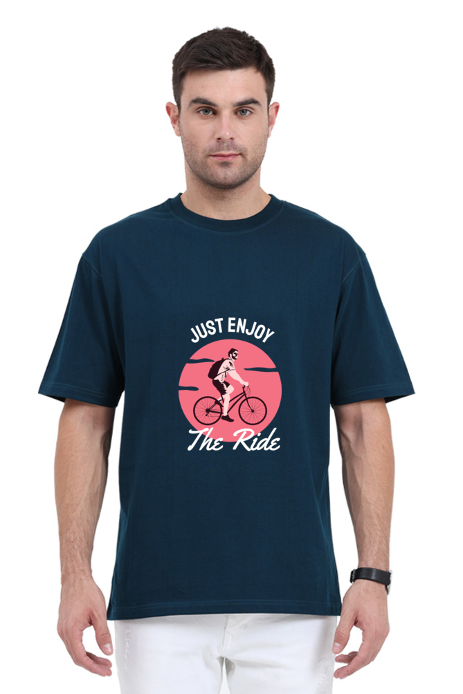 Men Rider Oversized Classic T Shirt  - just enjoy