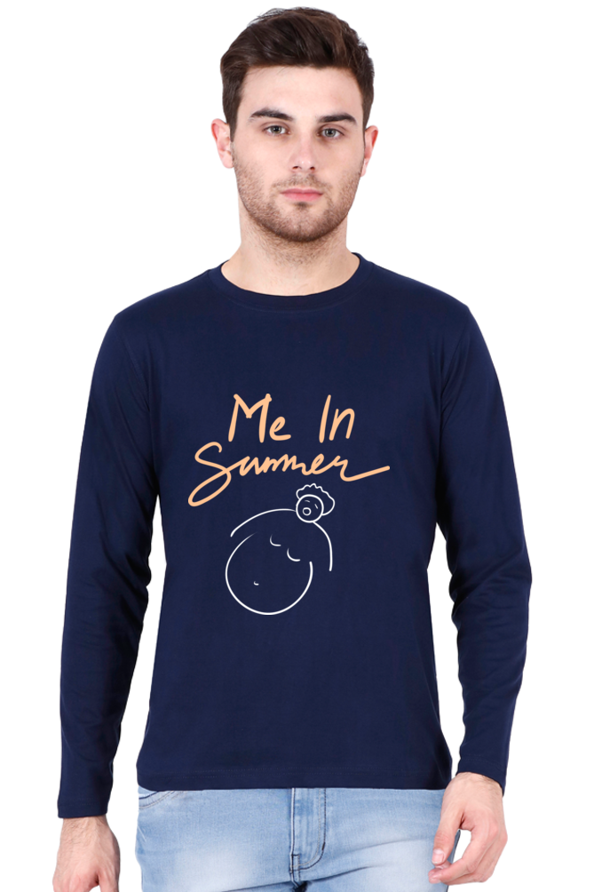 Men’s  Summer Full Sleeve - T Shirt - Me In Summer