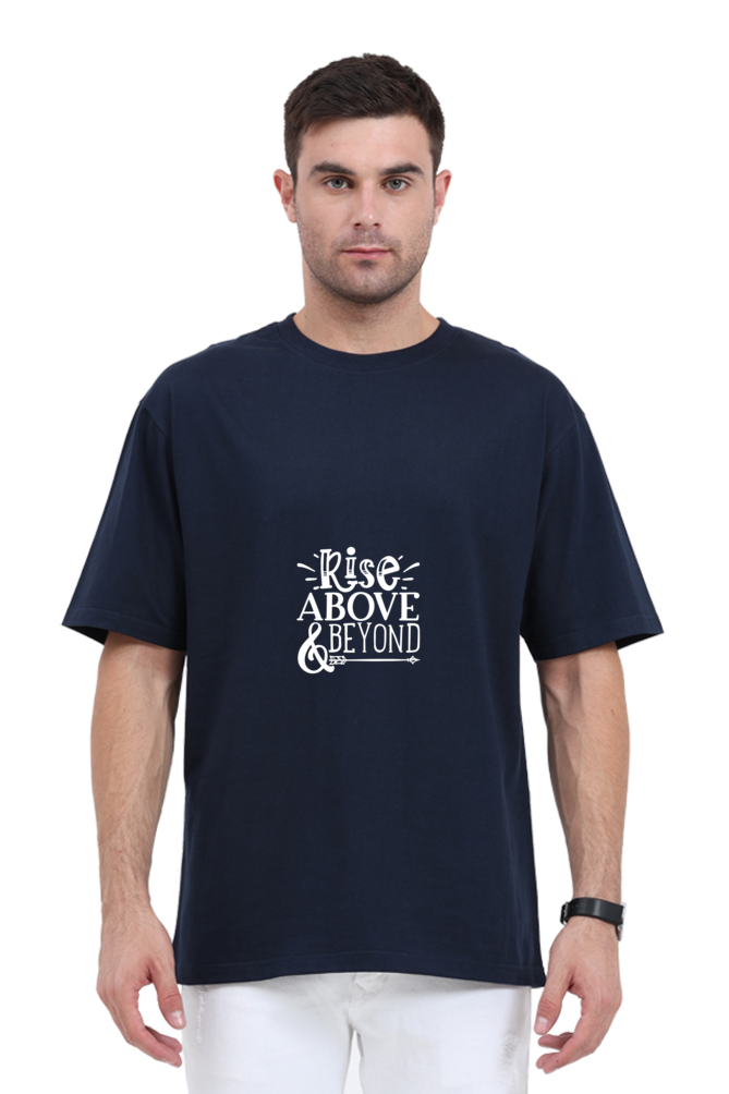 Men Motivational Oversized Classic T Shirt  - Rise