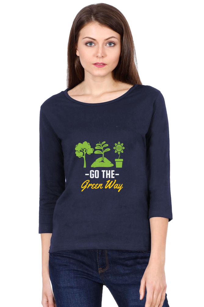 Women’s Full Sleeves Gardening T-Shirts - way