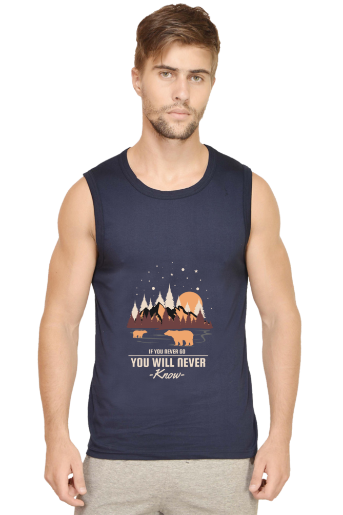 Men’s Adventure Gym Vest - never know