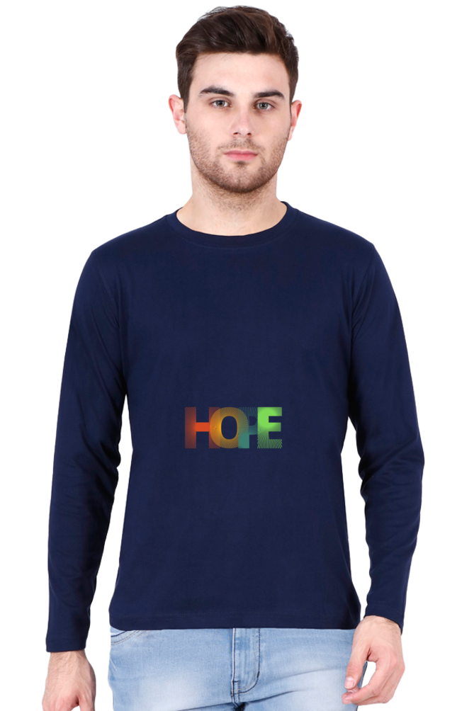 Men’s  Minimalistic Full Sleeve - T Shirt - Hope