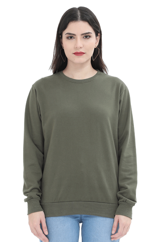 Women Sweatshirt - Plain Sweatshirt