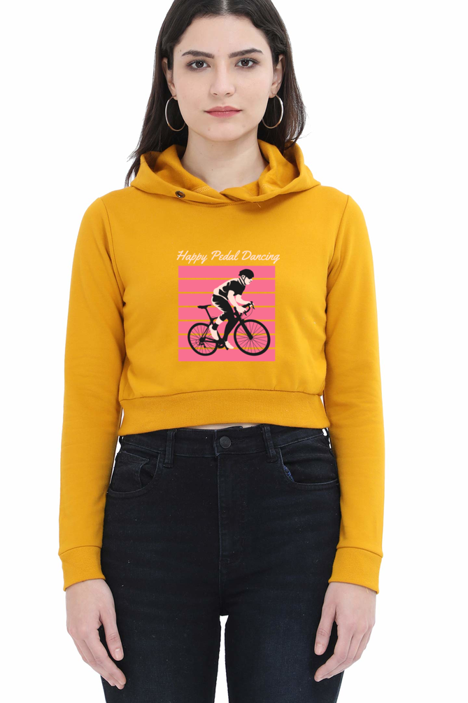 Women Rider Crop Hoodies - pedal