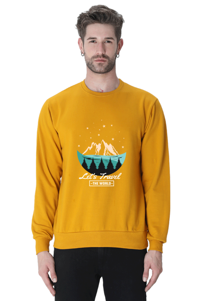 Men Adventure Sweatshirt - let's travel