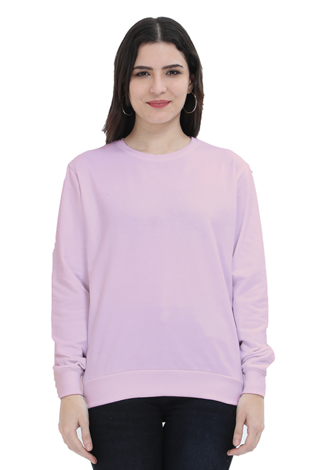 Women Sweatshirt - Plain Sweatshirt