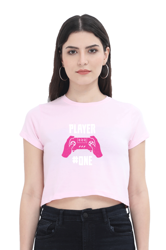 Women Gamer Crop Top - Player