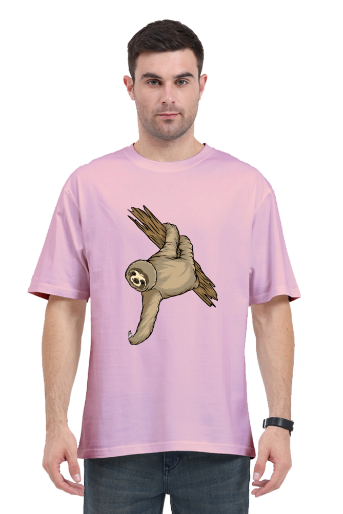 Men Sloth Oversized Classic T Shirt  - filmy