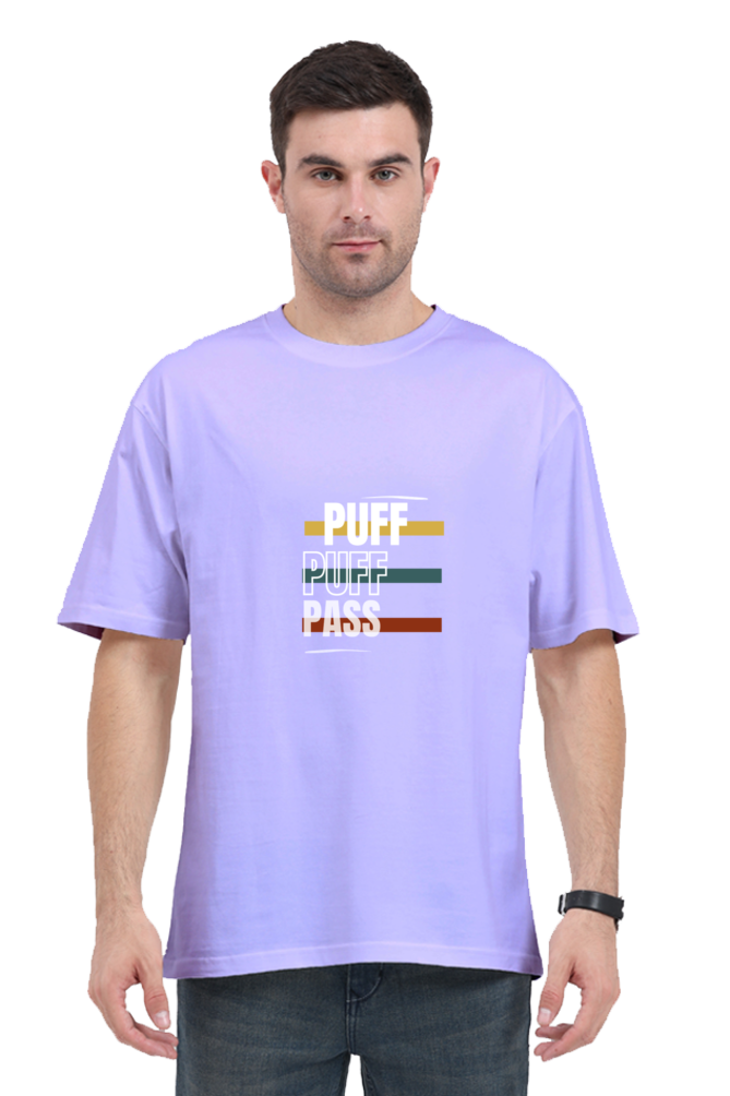 Round Neck Half-Sleeves - Puff Puff Push T-Shirt