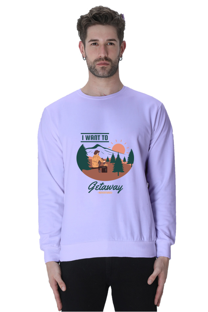 Men Adventure Sweatshirt - get away