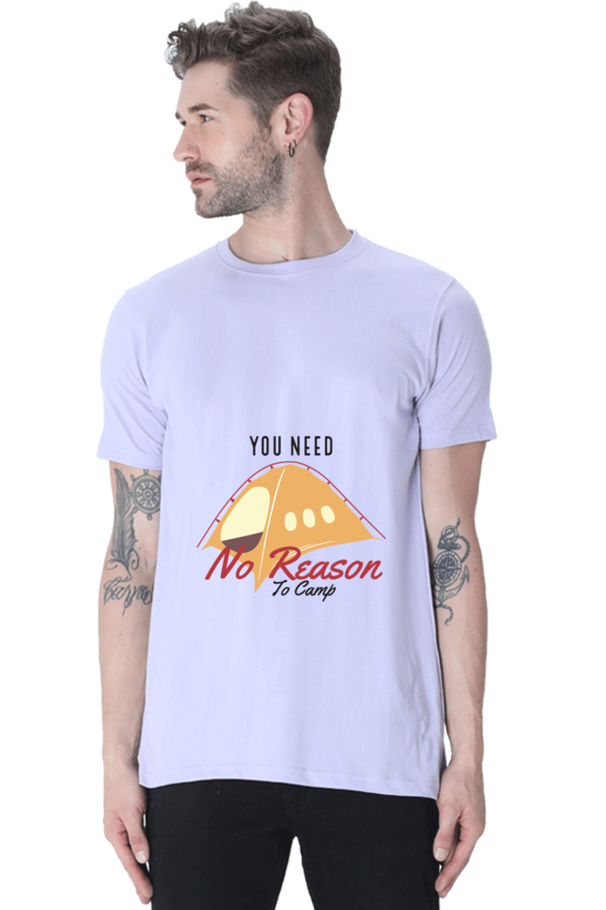 Men's Round Neck Summer T-Shirt - No Reason