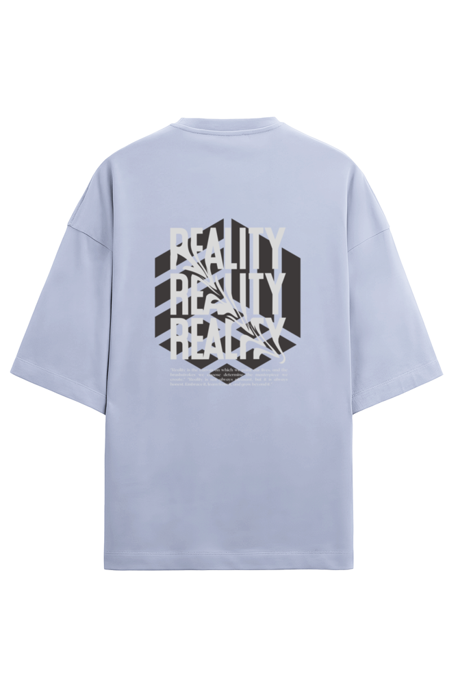 Women Terry Oversized T Shirt Reality