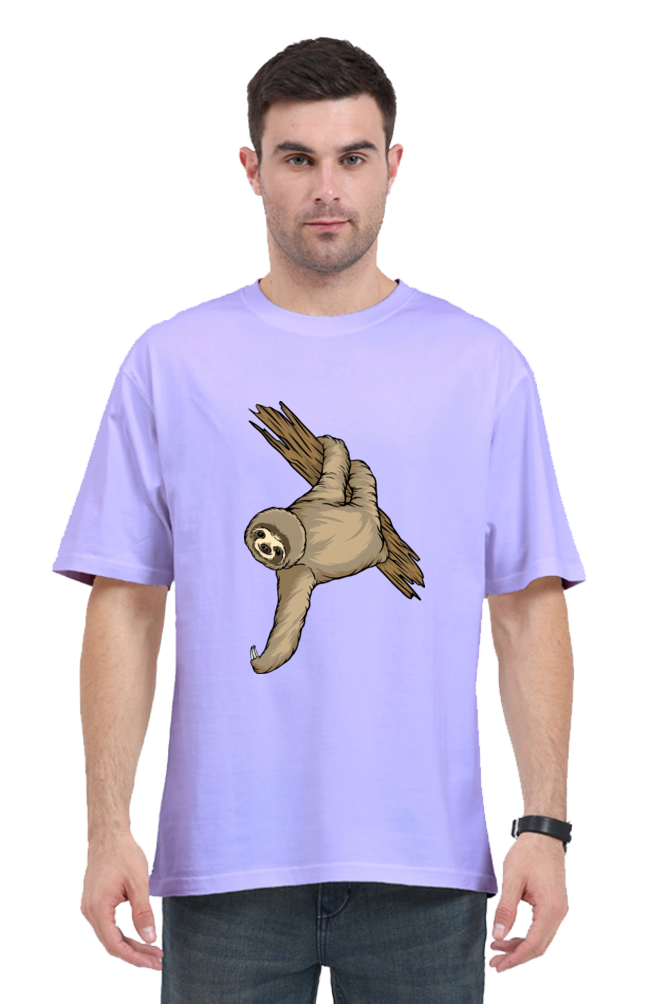 Men Sloth Oversized Classic T Shirt  - filmy