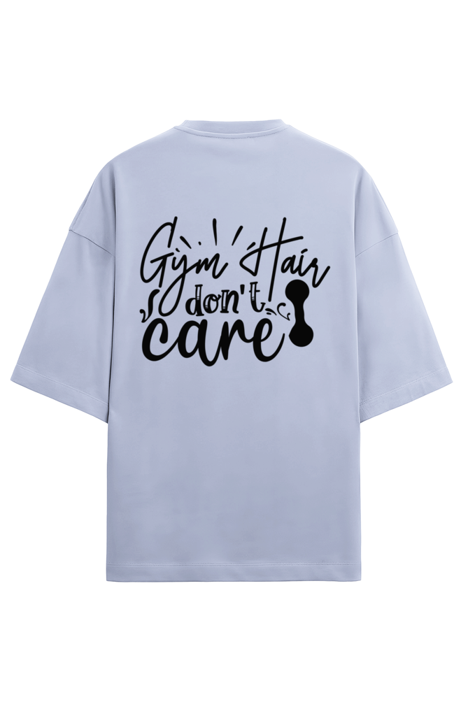 Women Terry Oversized T Shirt Gym Hair