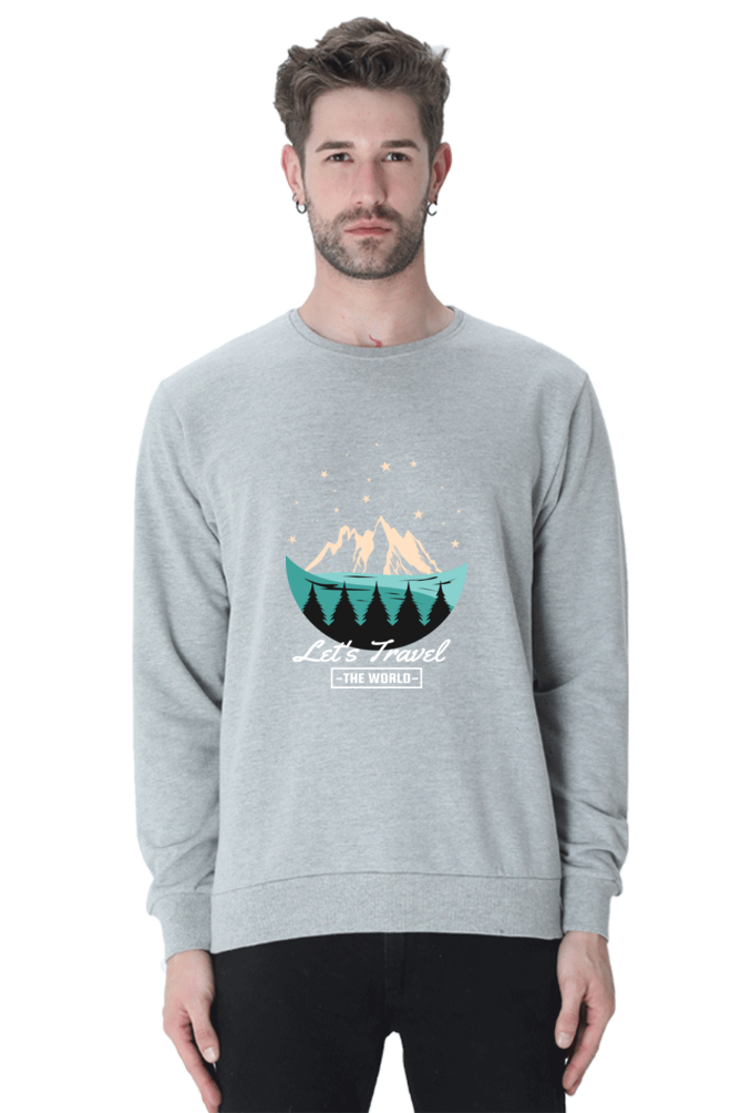 Men Adventure Sweatshirt - let's travel
