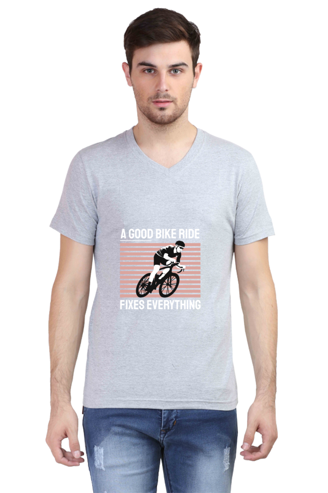 Men's Rider V Neck T-Shirt - fixes