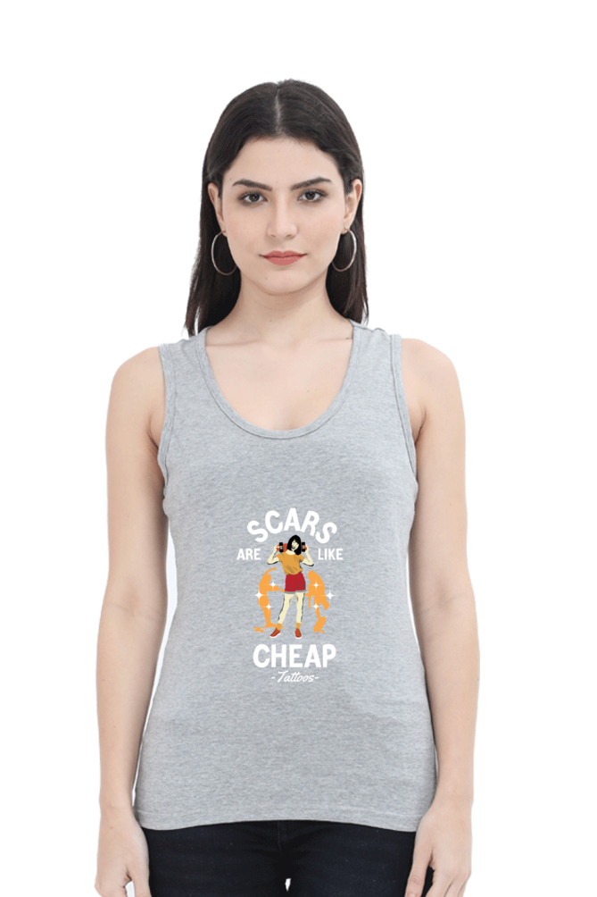 Women Skateboard Tank Top -  Cheap