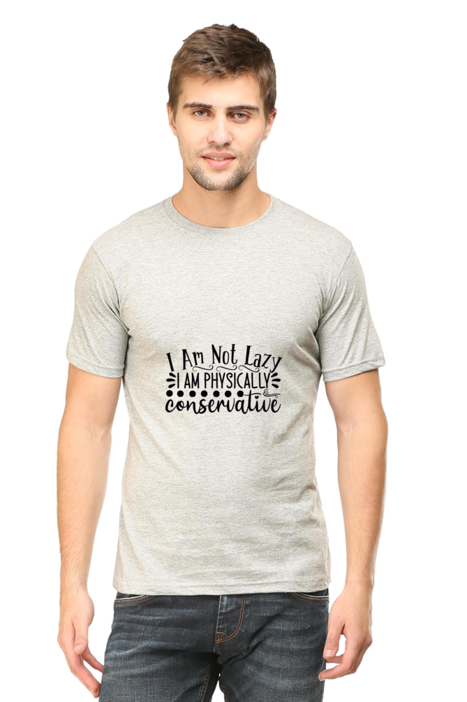 Men's Funny & Queen SVG Round Neck T-Shirt - conservative