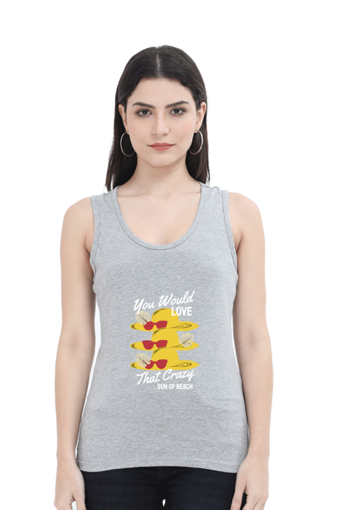 Women Summer Tank Top -  Crazy