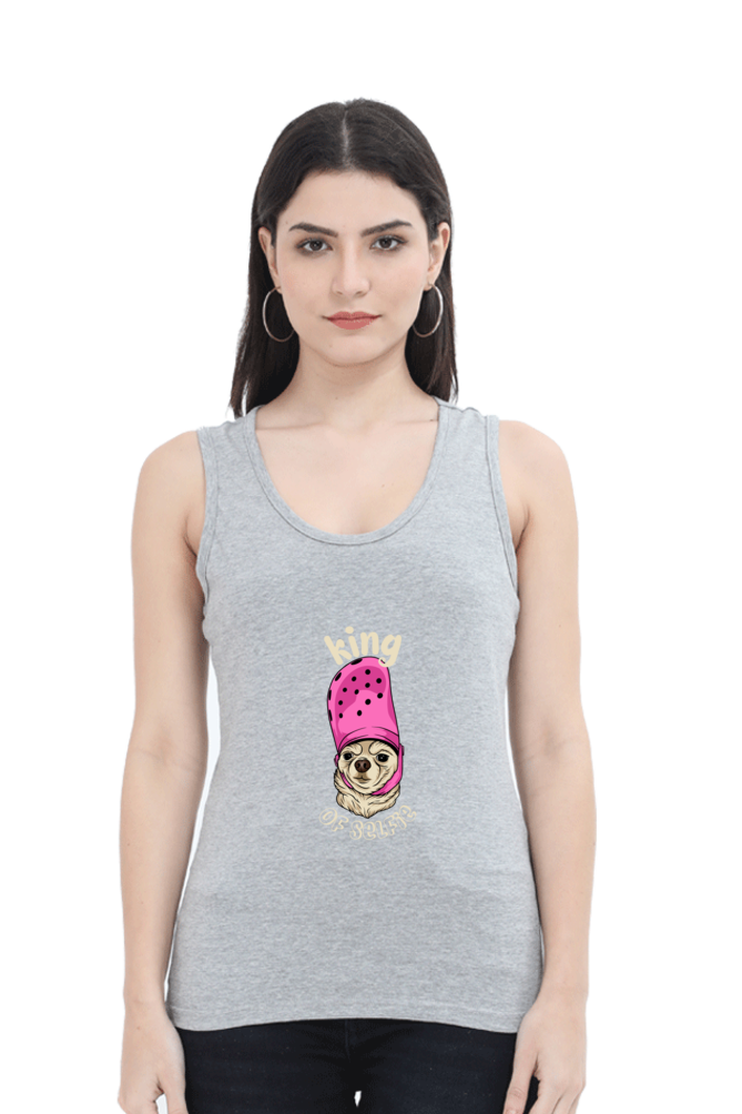 Women Funny & Queen SVG Tank Top -  Selfie