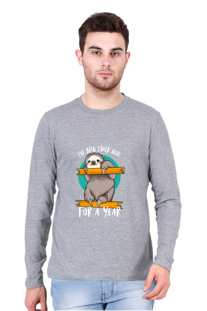 Men’s  Funny & Queen SVG Full Sleeve - T Shirt - stuck