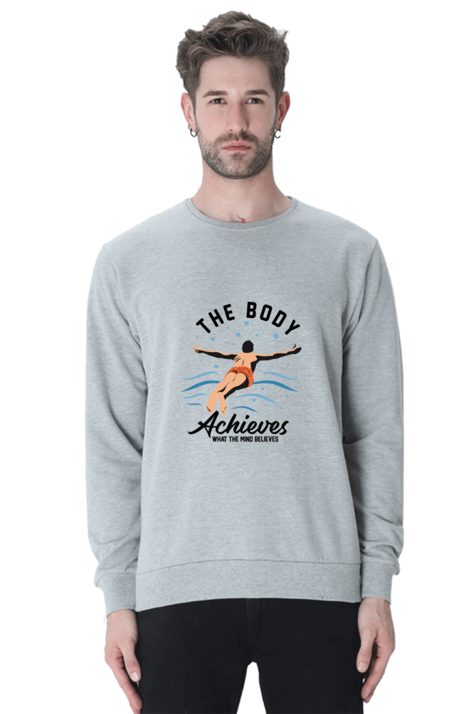 Men Swimming Sweatshirt - Achieves