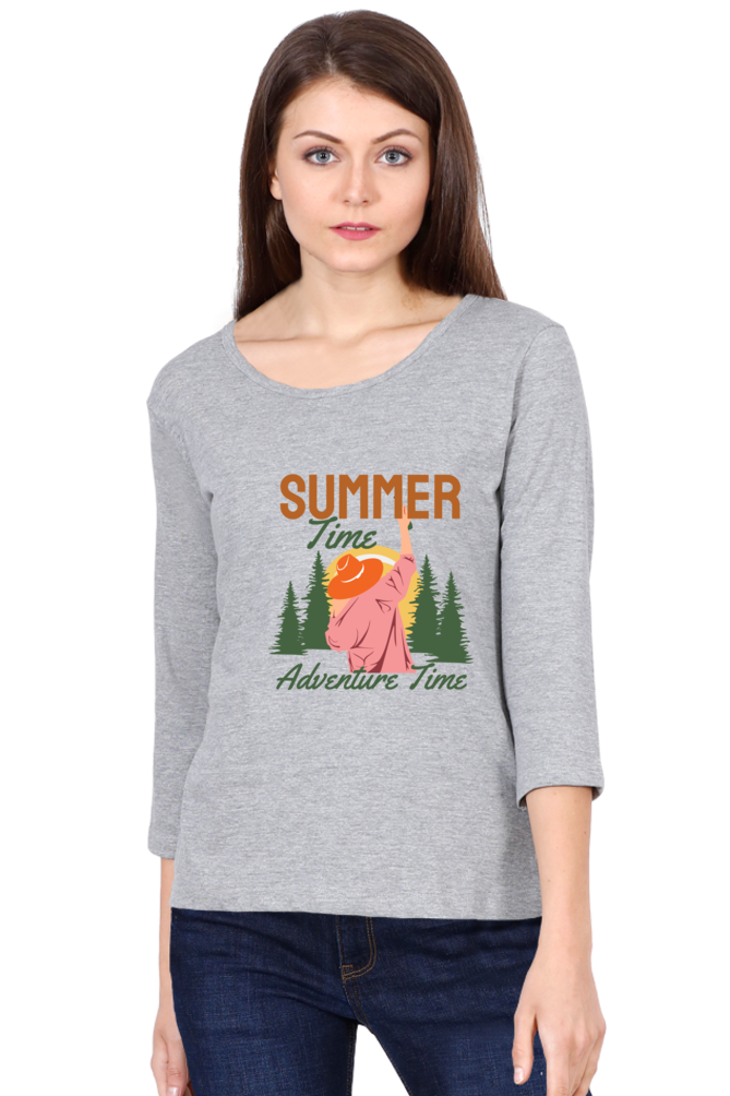 Women’s Full Sleeves Summer T-Shirts -  Adventure