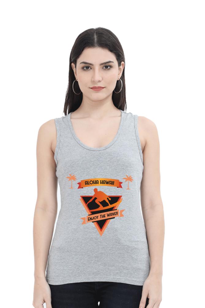 Women Summer Tank Top -  Enjoy Waves