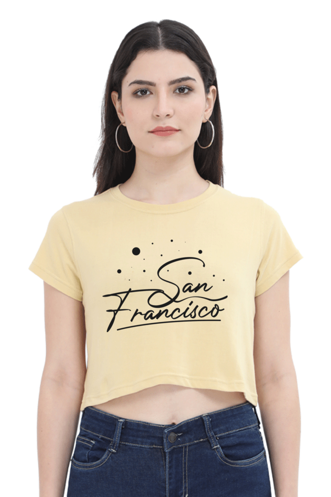 Women's Crop Top - San Francisco