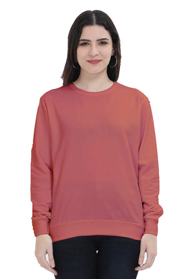 Women Sweatshirt - Plain Sweatshirt
