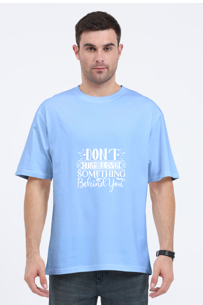 Men Motivational Oversized Classic T Shirt  - Stumble